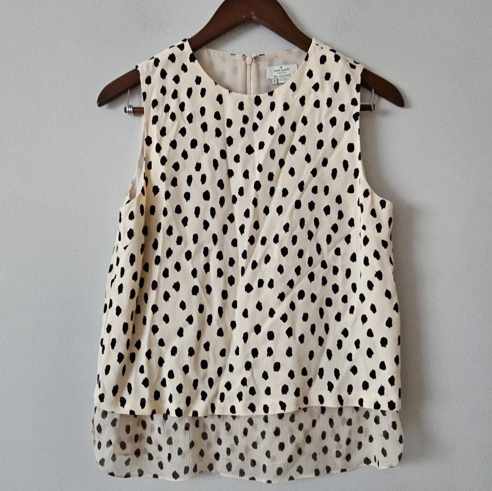 Kate spade dot blouse